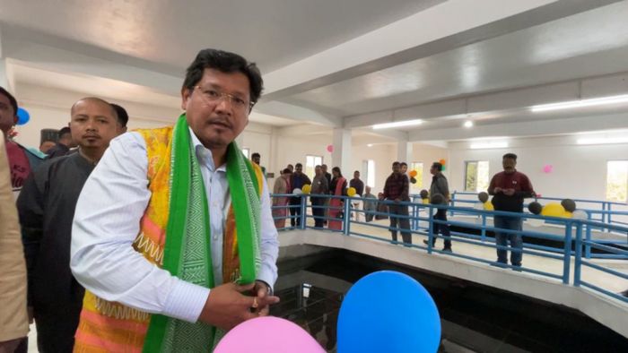 Meghalaya CM inaugurates road projects, water treatment plant