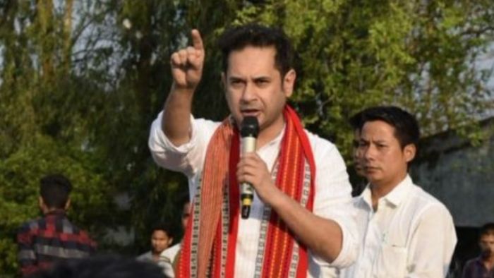 File photo of TIPRA Motha chief Pradyot Kishore Debbarma