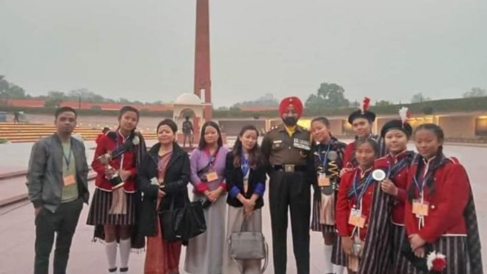 Sikkim school wins national level Pipe Band competition in Delhi Sikkim school wins national level Pipe Band competition in Delhi