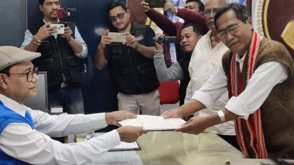 Tripura election 2023: CPI(M) leader Jitendra Choudhury files nomination from 40 Sabroom assembly constituency Tripura election 2023: CPI(M) leader Jitendra Choudhury files nomination from 40 Sabroom assembly constituency
