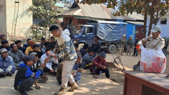 81 illegal immigrants including nine minors from Myanmar arrested in Manipur