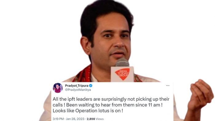 TIPRA Motha chief takes a dig on IPFT, says ‘Operation lotus is on’