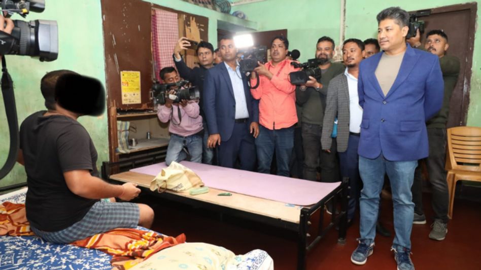 Assam minister Pijush Hazarika inspects rehab centres in Guwahati; expresses satisfaction over improved environment  Assam minister Pijush Hazarika inspects rehab centres in Guwahati; expresses satisfaction over improved environment