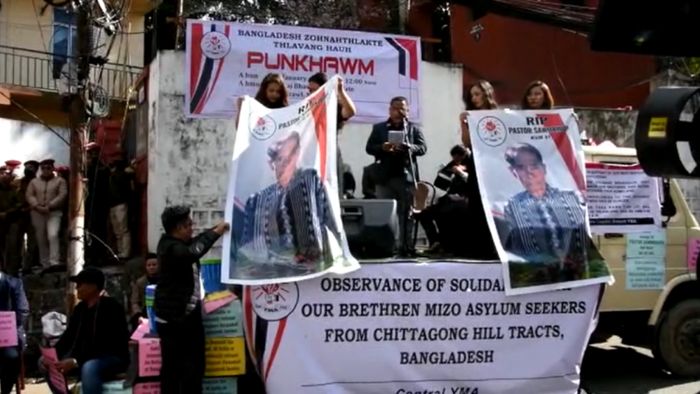 Central Young Mizo Association extends solidarity to Kuki-Chin refugees