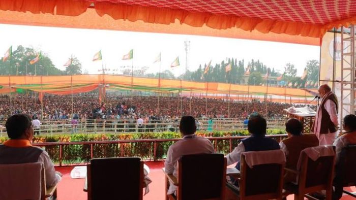 'Cadre Rule' of Communists replaced by BJP's 'Constitutional Rule' : Amit Shah in Tripura
