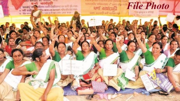 Assam: Workers demand wages, not honorarium from government