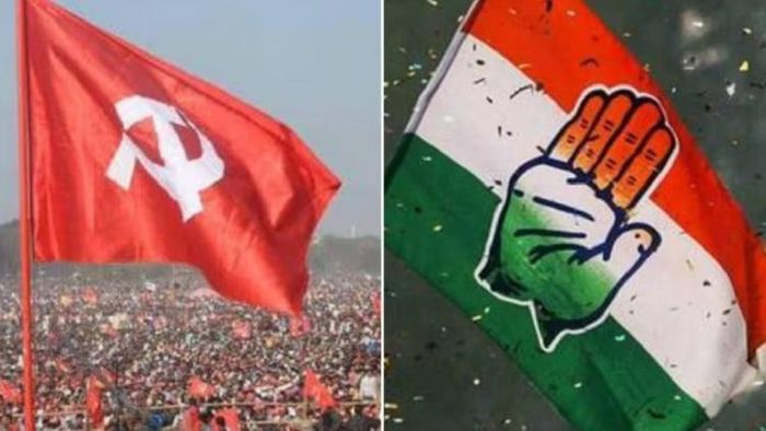 CPI(M) and Congress party flag (File Photo)