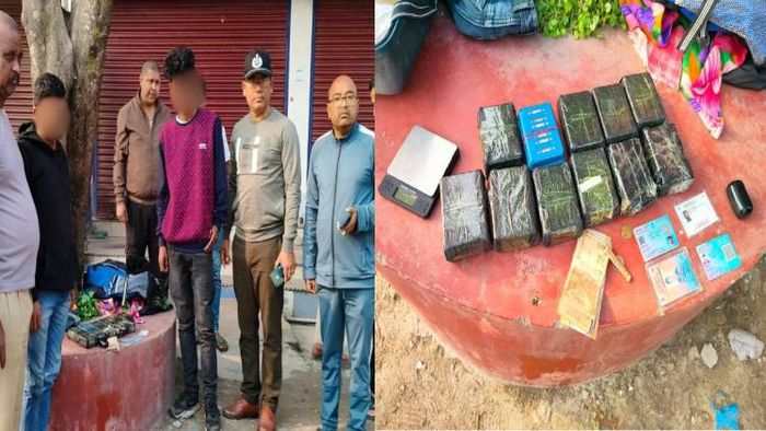 Heroin seized during raid by Howly Police, two persons apprehended