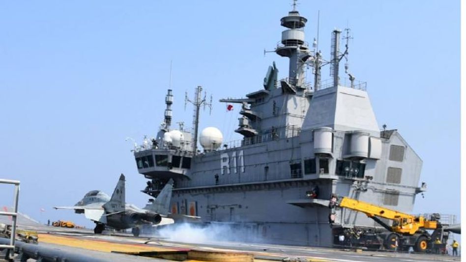 MiG-29K makes maiden landing on the Indigenous Aircraft Carrier INS Vikrant MiG-29K makes maiden landing on the Indigenous Aircraft Carrier INS Vikrant