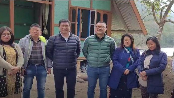 Arunachal Chief Minister Pema Khandu in Tali