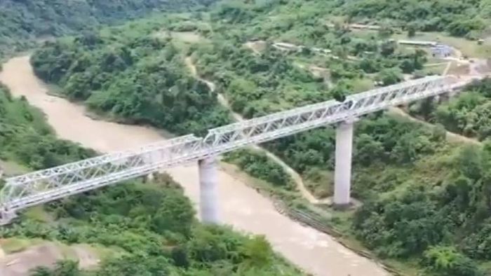 Jiribam-Imphal railway line