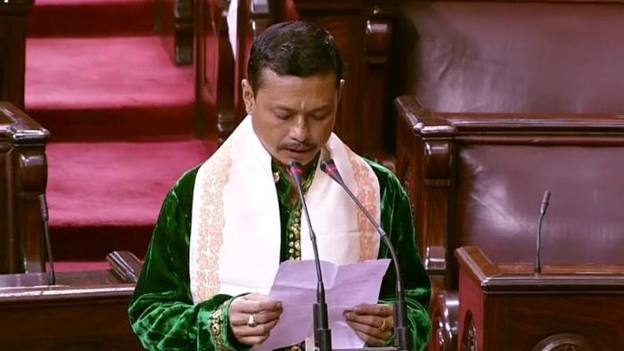 Rajya Sabha MP Leishemba Sanajaoba demands inclusion of Meitei Mayek script in UPSC mains examination