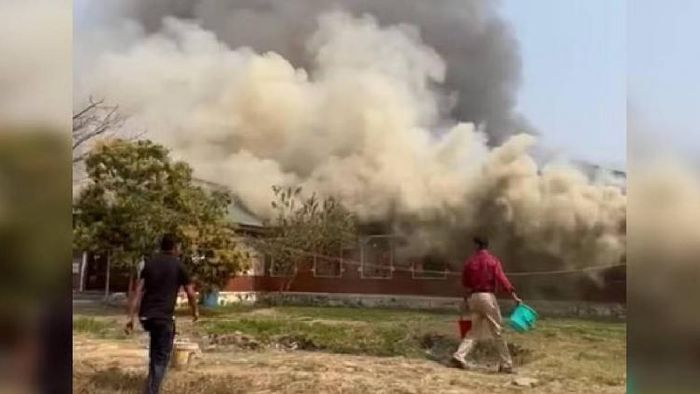 Sainik School Imphal in Manipur gutted by massive fire, properties worth over Rs 60 lakhs destroyed
