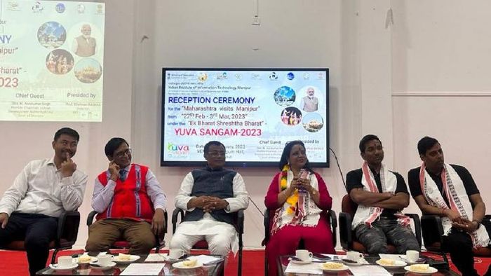 Manipur: Loktak Development Authority Chairman welcomes IIIT Nagpur students to promote unity and diversity