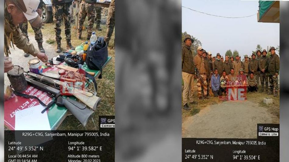 Manipur: Four poachers apprehended in Nongmaiching Reserved Forest; huge arms and ammunition seized Manipur: Four poachers apprehended in Nongmaiching Reserved Forest; huge arms and ammunition seized
