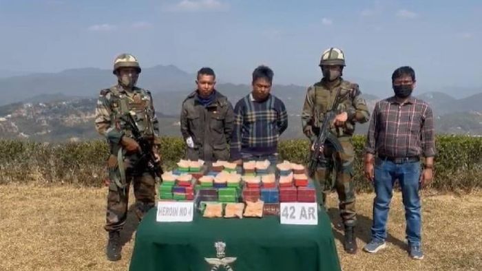 Mizoram: Heroin worth Rs 13.3 crores seized in Champhai, two arrested