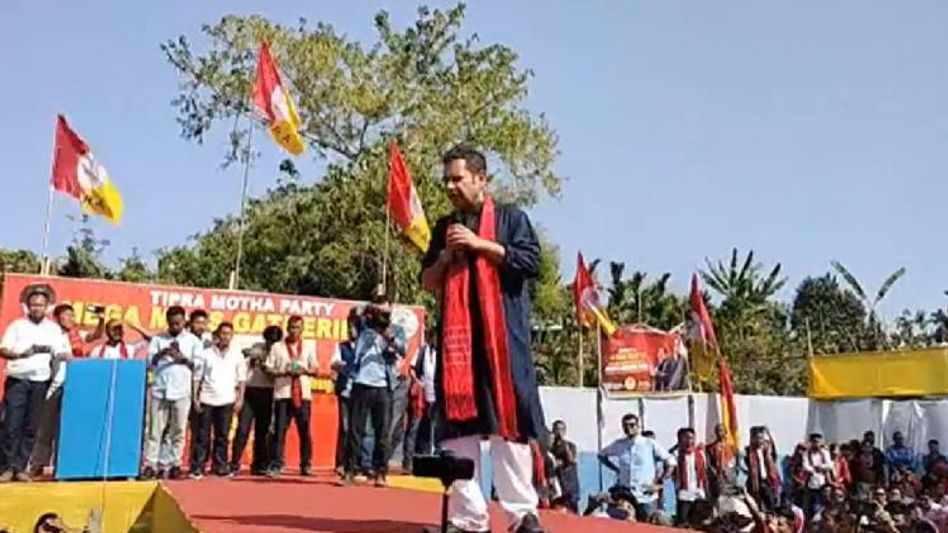 Tripura: BJP looted people of state, says TIPRA Motha chief Pradyot Manikya Tripura: BJP looted people of state, says TIPRA Motha chief Pradyot Manikya