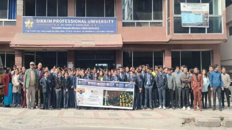 Sikkim Professional College of Pharmaceutical Sciences receives India Book of Records for forming 'smallest human capsule' Sikkim Professional College of Pharmaceutical Sciences receives India Book of Records for forming 'smallest human capsule'