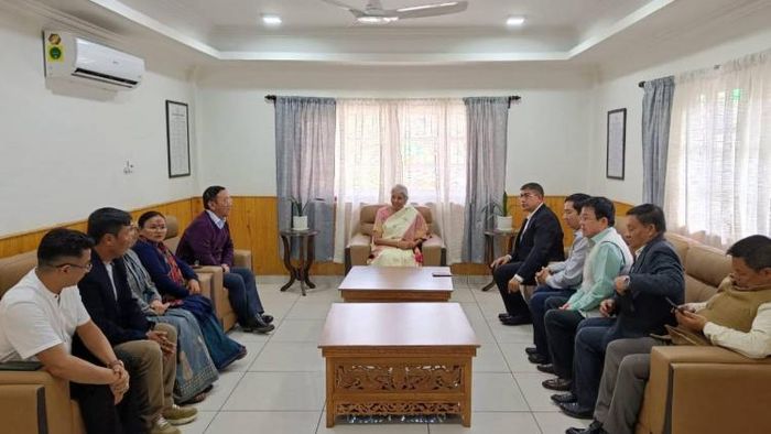 BJP Sikkim meets Nirmala Sitharaman to discuss state's financial constraints, unemployment problems