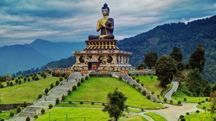 Statue of Buddha in Sikkim