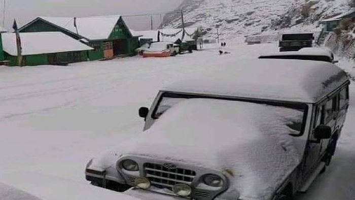 Snowfall in Sikkim