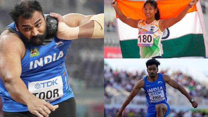 Tajinderpal Singh Toor (L), Swapna Barman (Top right)