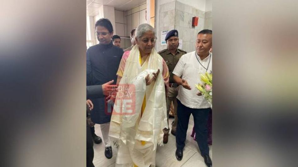 Union Finance Minister Nirmala Sitharaman lands at Bagdogra airport on a four-day visit to Sikkim Union Finance Minister Nirmala Sitharaman lands at Bagdogra airport on a four-day visit to Sikkim