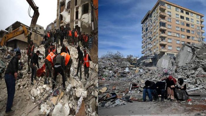 Turkey-Syria earthquake visuals