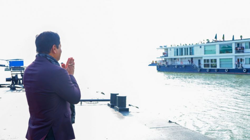 Assam: MV Ganga Vilas completes epic 50-day journey across 27 rivers; reaches Dibrugarh Assam: MV Ganga Vilas completes epic 50-day journey across 27 rivers; reaches Dibrugarh