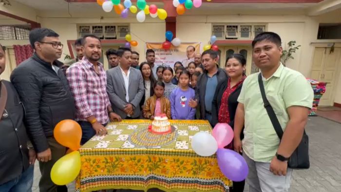 Bharatiya Janata Yuva Morcha celebrates CM Himanta Biswa Sarma birthday