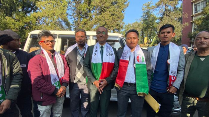 United Democratic Party candidate from 13 Mawryngkneng Constituency files nomination