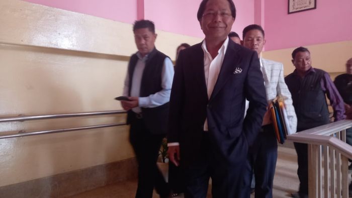 TMC leader Mukul Sangma files nomination from Songsak Constituency