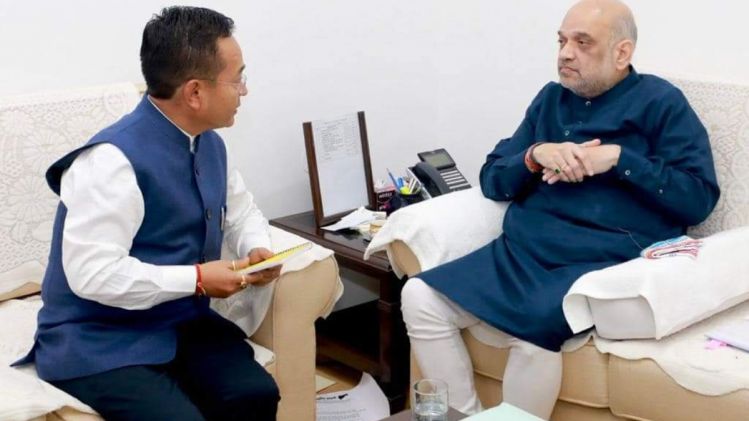 Sikkim CM calls on Amit Shah in Delhi