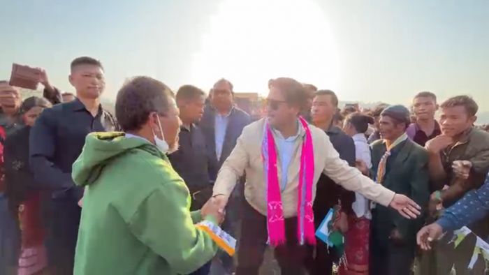 Meghalaya CM Conrad Sangma began his second leg of the election campaign