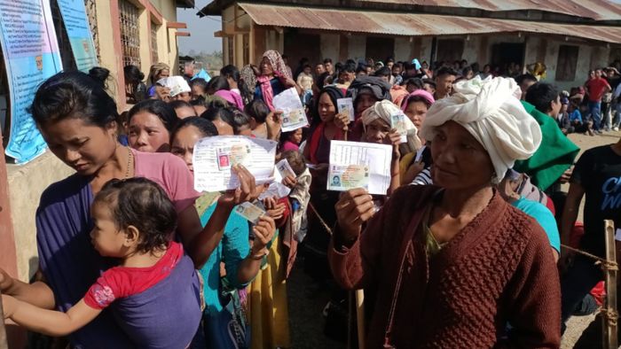 69.96 per cent voter turnout recorded till 3 PM in Tripura assembly elections