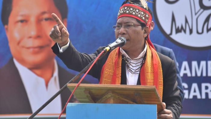 Meghalaya TMC leader Mukul Sangma lashes out at Amit Shah’s ‘corrupt state’ remark