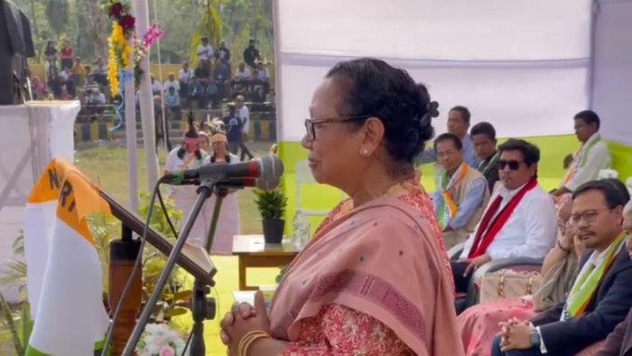 Meghalaya CM Conrad's mother campaigns for her eldest son James Sangma