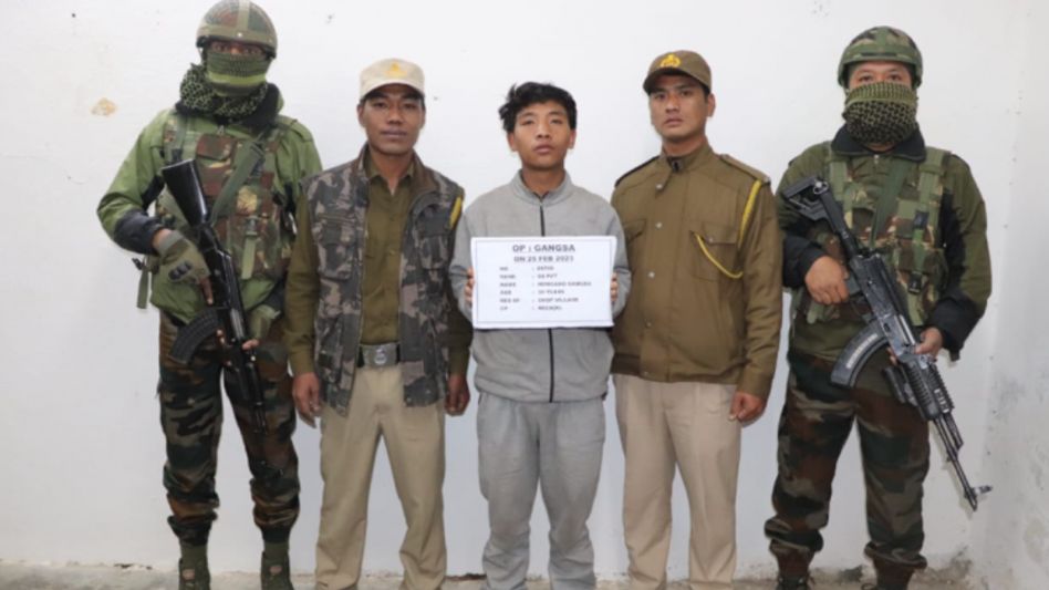 Arunachal: Assam Rifles apprehends hardcore NSCN-K (YA) militant in Longding district Arunachal: Assam Rifles apprehends hardcore NSCN-K (YA) militant in Longding district