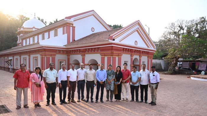 Delegation from Assam government visits Saptakoteshwar temple in Goa
