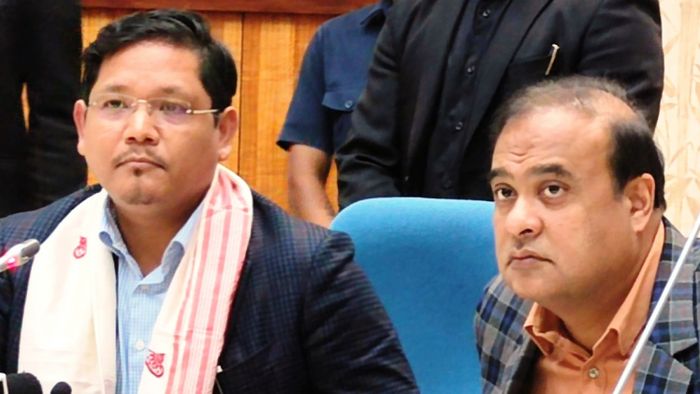 CM Conrad meets NEDA chief Himanta Biswa Sarma in Guwahati