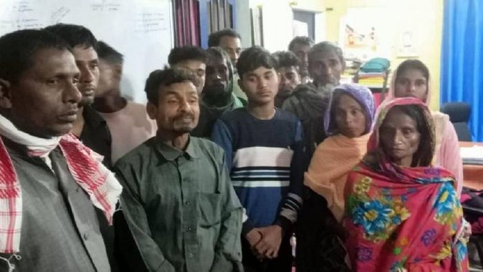 The arrested persons