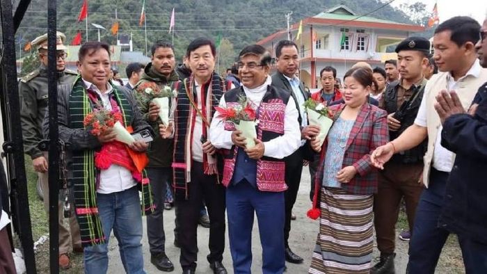 Union Minister of State for Education, Dr. Subhas Sarkar visits Anjaw district in Arunachal Pradesh