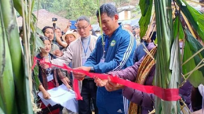 Arunachal: Boleng MLA inaugurates community hall in Supsing village funded by state infrastructure development fund