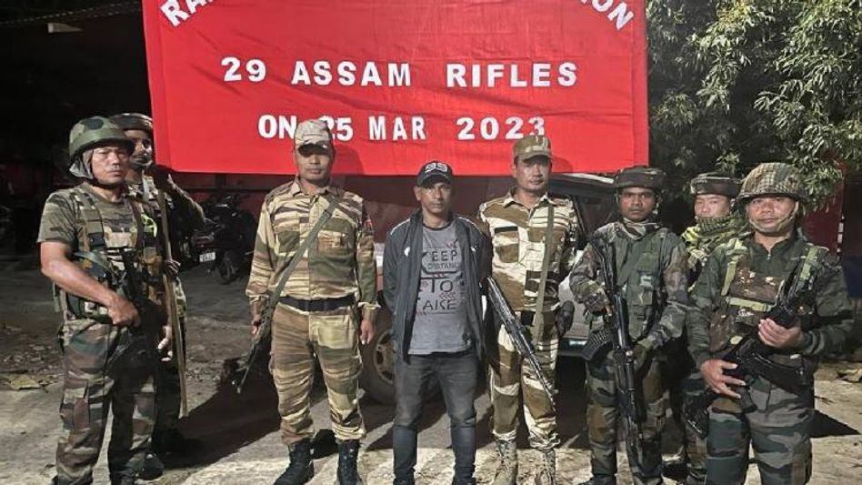Manipur: Assam Rifles arrest active UNLF cadre in Jiribam district Manipur: Assam Rifles arrest active UNLF cadre in Jiribam district