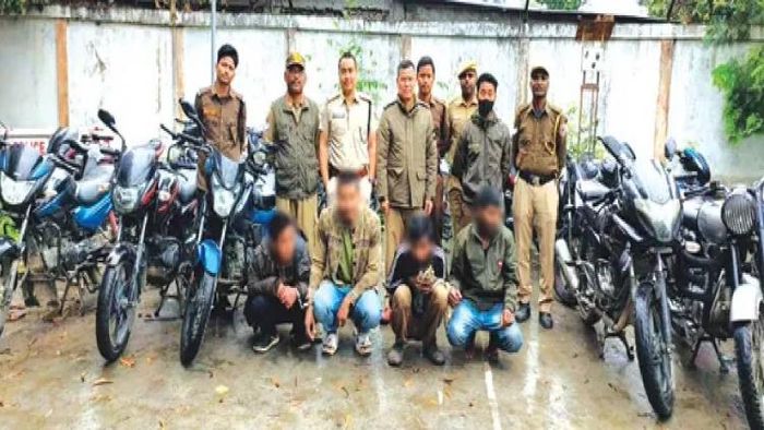 Bike lifters arrested by Namsai Police