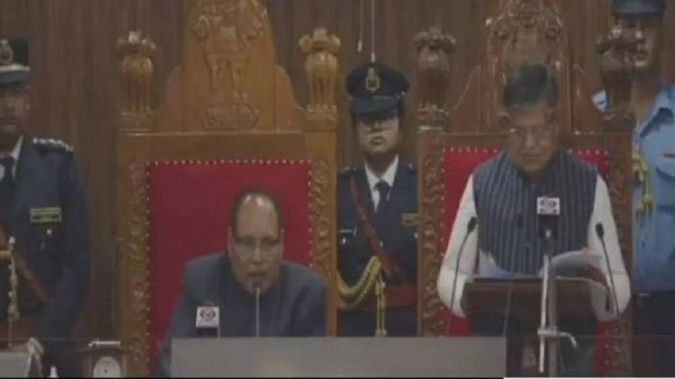 Assam: Opposition disrupts Governor's speech over Maharashtra MLA's 'dog meat eating' remark Assam: Opposition disrupts Governor's speech over Maharashtra MLA's 'dog meat eating' remark