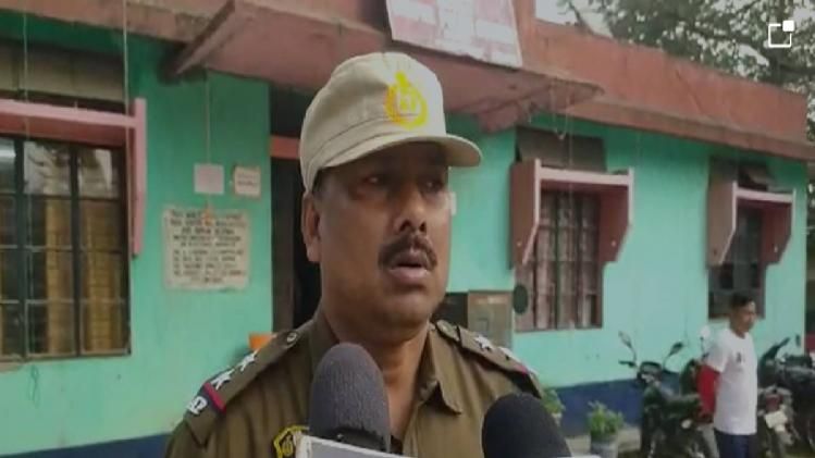 Police official speaking to media over the matter