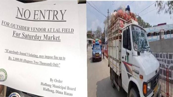 Haflong Municipal Board bars outside vegetable vendors from weekly market causing distress