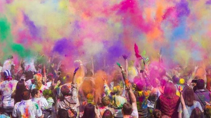 Holi is a time when people come together to celebrate the joys of life