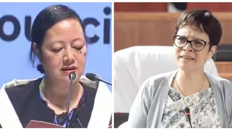 Meghalaya and Nagaland induct women MLAs as Cabinet Ministers ahead of 'International Women's Day' Meghalaya and Nagaland induct women MLAs as Cabinet Ministers ahead of 'International Women's Day'